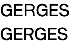 GERGESGERGES Logo